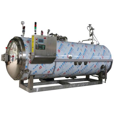 China Food Products High pressure automatic steam retort sterilizer for pet tin can food industry factory steam automatic autoclave machine for sale