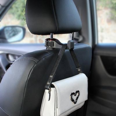 China Brief & G02 Single Color Cars Accessories Hook Car Seat Headrest Hooks Phone Holder Vehicle Bag Hanger OEM Factory Wholesale for sale