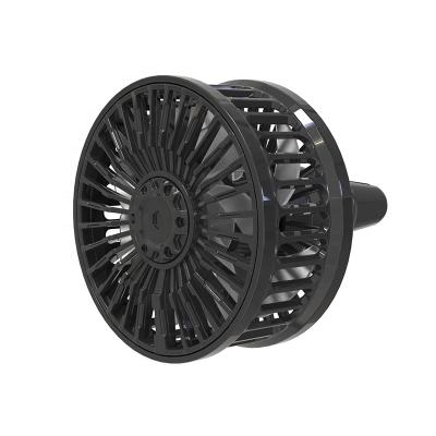 China Car/Car Accessories Head Office 2022 Electric Car Accessories Mini Fan Dual Blades With Led AC Led Vehicle Instruments F210A CE Light OEM for sale