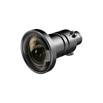 China Glass 0.65:1 lens for PT-FDW85C/CL HD all-glass all-metal external projector short-focus lens for sale