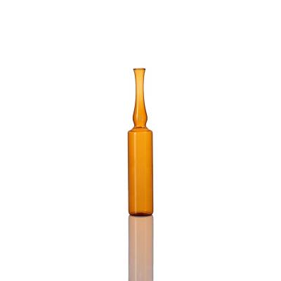 China 3ml Amber Good Chemical Stability Type 1 ISO Form B & Form C Glass Ampoule for sale