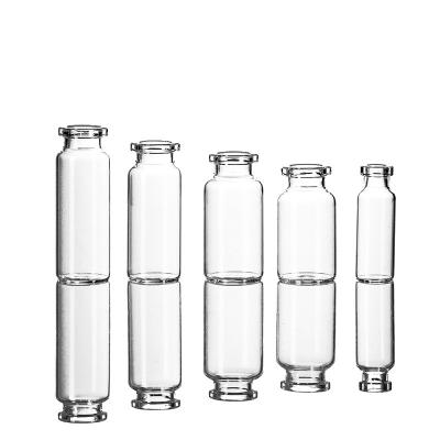 Chine Produits médicaux Vials en verre tubulaire transparent Vial en verre borosilicate 10 ml 20 ml à vendre