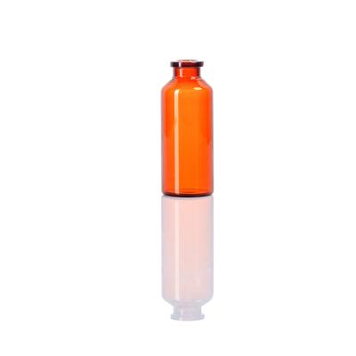 China Amber Low Borosilicate 20ml Glass Vial Medical Injection Vial for sale