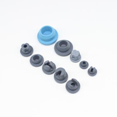 China OEM ODM 13mm Bromobutyl Rubber Stopper For Injection Vial ISO13458 for sale