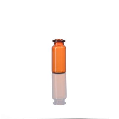 China Vial de vidrio tubular de borosilicato de 7 ml de color ámbar personalizado en venta