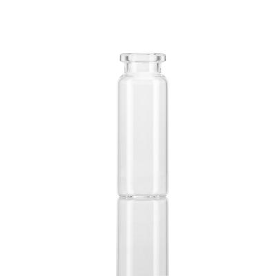 China 20ml Low Borosilicate Tubular Glass Vials Transparent for sale