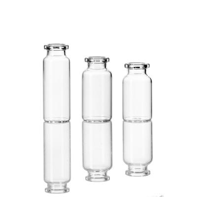 China Vial de vidrio de borosilicato de 1 ml, 2 ml, 5 ml con tapón de goma en venta