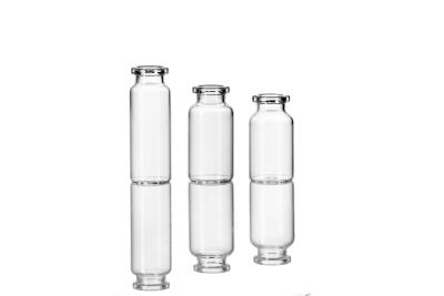 China 10ml Capacity Borosilicate Glass Vials for Injection Sterile Vials Transparent / Amber for sale