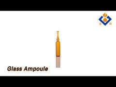 Clear Amber Glass Ampoule Accurate Volume For Medical / Cosmetic