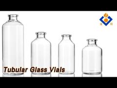 Empty Tubular Glass Vials Clear Amber Neutral Borosilicate Glass