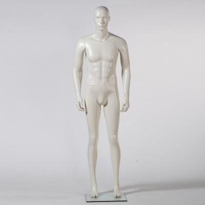 China Cloth Male Mannequin With Wood Garment Display Men Fiberglass Hand Mannequin for sale