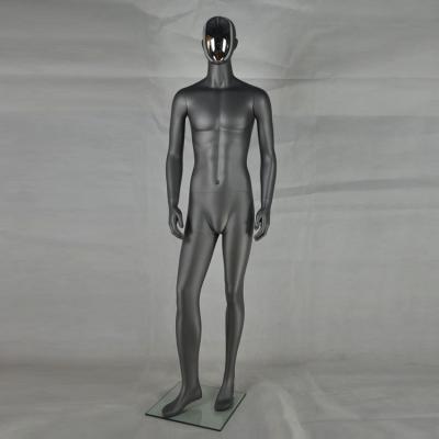 China Normal Size Gray Color Standing Male Mannequin For Store for sale