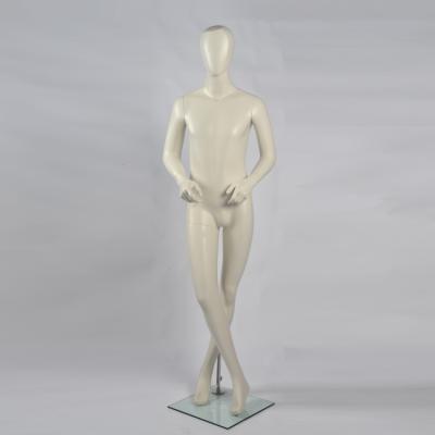 China Fiberglass Full Body Fashion Full Height Male Mannequin For Window Display for sale