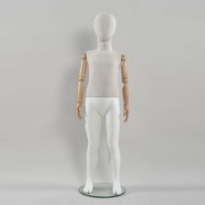 China Other Lovely Baby Kids Mannequin For Sale From Factory , Standing Cloth With Wooden Arms Kids Mannequin for sale