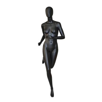 China Other Sporty Running Female Fiberglass Mannequin For Sportswear Display for sale