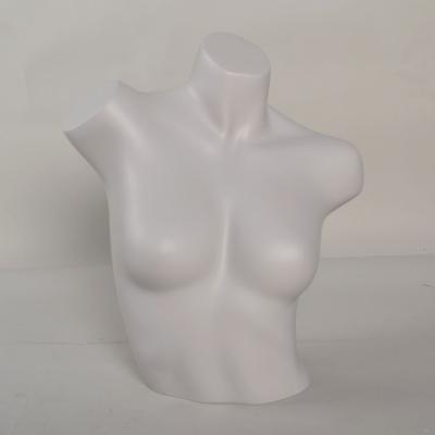 China Bra Display Mannequin Fashion Fiberglass Female Breast Wear Bust Bra Display Indoor Mannequin for sale