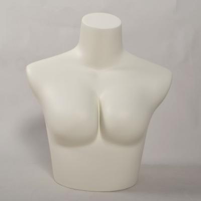 China Hot Sale Indoor Bra Display Mannequin Bra Display Female Fiberglass Bust Mannequin for sale