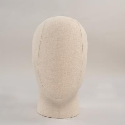 China Vintage Tarpaulin Cloth Hot Selling Male Mannequin Mannequin Head For Hat Display for sale