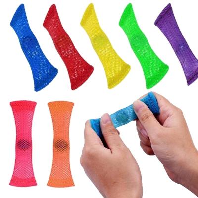 China Playing Mesh Fidgets Toys Wholesale Unisex Sensory Plastic Marble Toys Colorful Decompression Relieve Stress for sale