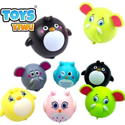 China Cartoon Toy Wholesale Small Pull Back Toy Animal Mini Toys Fun For Sale Colorful Capsule Unisex Plastic Material for sale