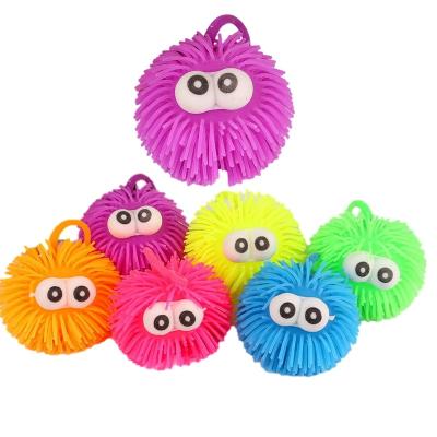 China Fun TPR flashing led stripper toys big eyes for children unisex creative light luminous instrument colorful selling wholesale for sale