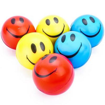 China Wholesale Soft Toy 6.3cm Soft Balls PU Balls Decompression Color Design For Sell Capsule 2.5 Inch for sale