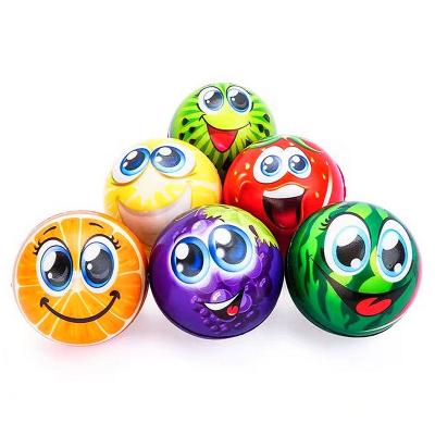 China Wholesale Soft Toy 6.3cm Soft Balls PU Balls Decompression Color Design For Sell Capsule 2.5 Inch for sale