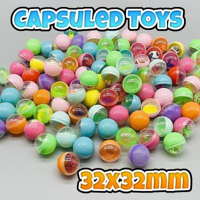 China Sell ​​Toy Machine 32mm capsuled toys in transparent/color plastic capsule for vending machines toys for capsule wholesale for sale