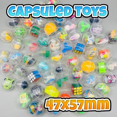 China Sell ​​Toy Machine 47x57mm Capsuled Toys In Transparent Plastic Capsule For Vending Machines Toys For Capsule Wholesale for sale