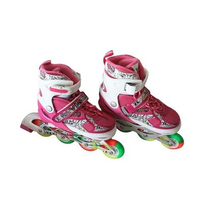 China Wholesale PVC Kids Roller Skate Flashing Shoes With Led Lights for sale