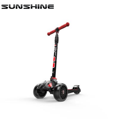 China PU Wheel New Design 3 PU Wheel Lighting Adjustable Kids Toys Walking Baby Scooter for sale