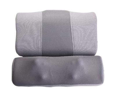 China 3D Kneading/Heating Shiatsu Back Massage Pillow Deep Kneading Car And Neck Massager Home Pillow for sale