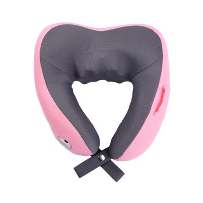 China 3D U Shape Cordless Electric Massager Heating Neck Massager Kneading/Heating Pillow For Home Car Use for sale