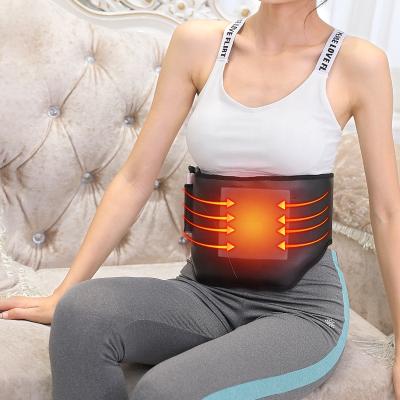 China Hot Selling Hot Selling Menstrual Therapy Heating Belt Massager Belt Period Heating Pain Relief Body For Women for sale