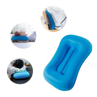 China 47*33*9.2cm Car Portable Light Back Air Rest Inflatable Support Seat Lumbar Cushion For Office Lumbar Pillow Logo Accepted Custom Quilted for sale