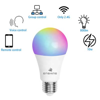 China Inddoor and Outdoor 10W E26 Bothe Smart Bulb WIFI LED Workable with Amazon Alexa, Google Help. for sale