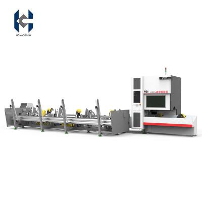 China 3D Fiber Laser Tube Pipe Cutting Machine / CNC Fiber Laser Tube Cutter Equipment for sale