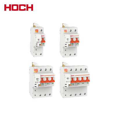 China TUYA 1-4P Smart WIFI Circuit Breaker Switch Power Consumption KWH Meter Voltmeter Ammeter Voltage Monitor WIFI Circuit Breaker 2p for sale