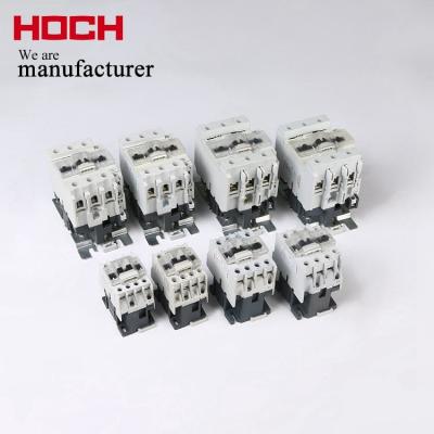 China HOCH CJX2 LC1 220V 380V 12V 24V 110V Two Three Four 1 2 3 Single Electric Magnetic Type 4 Phase Pole AC Contactor DC Contactor Price List LC1-D for sale