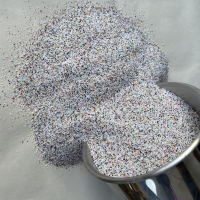 China Mohs 3.5 Melamine Blasting Media 16-20 Plastic Abrasive Media Urea Type II for sale