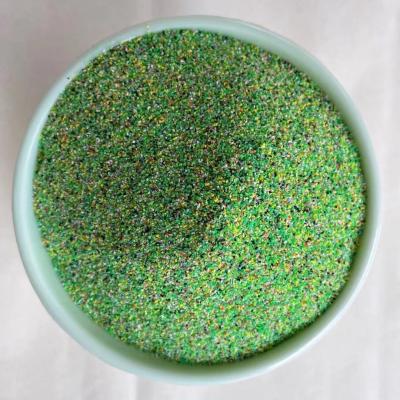 China Plastic Abrasives Granule Melamine Blasting Media Sand 12/20 Granularity for sale