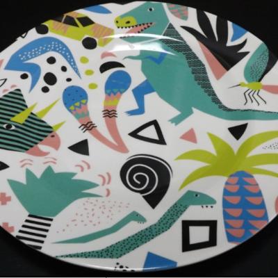 China ODM Round Melamine Serving Dishes Square Decal Paper Food Grade for sale