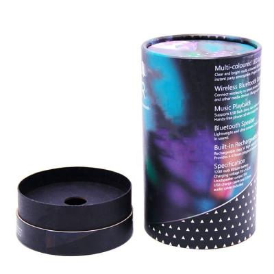 China Handmade Custom Printing Valentine's Day Flower Round Box Packaging Small Cool Color Around Cardboard Lamps Speaker Paper Gift Box for sale