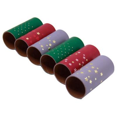 China Handmade Luxury Custom Size Food Grade Foil Inside Brown Kraft Cardboard Paper Tube Christmas Packaging Tube for sale