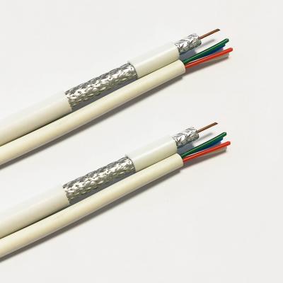 China CCS/CU rg6 75 ohm foam wire PE rg6 coaxial cableshigh voltage coaxial cables rg6 with cheap price for sale