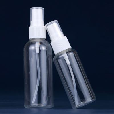 China Transparent Empty Cosmetic Packaging Spray Bottles Plastic Mini Refillable Container Empty Cosmetic Bottle Containers Dropshipping for sale