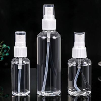 China Hot Selling Cosmetic Packaging Mini Alcohol Spray Bottle Key Chain Alcohol Disinfectant Bottle for sale