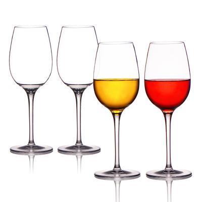 China Household Products 16oz Unbreakable Reusable Plastic Tritan Wine Glass Free Samples Stemless Plastic Wine Glass for sale