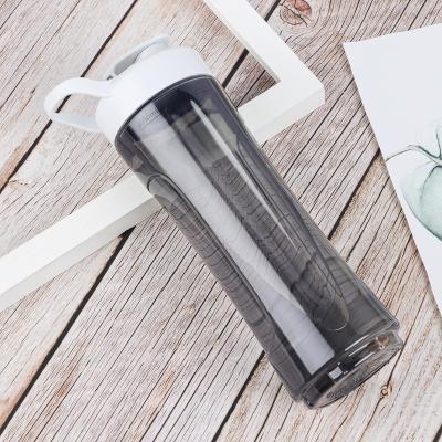 China Sustainable Hot Selling Portable Black Plastic Water Bottle 500ml Sports With Custom Logo for sale