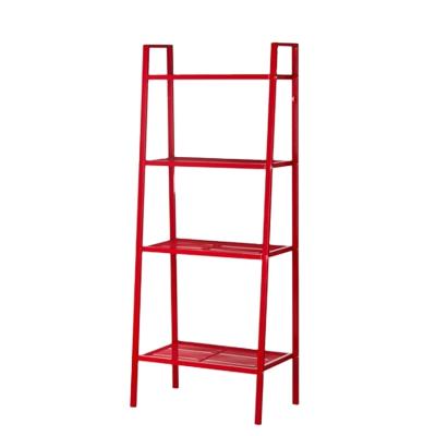 China CLASSIC 4 Tiers Vintage Metal Mesh Ladder Shelf Metal Ladder Shelf For Wholesale for sale